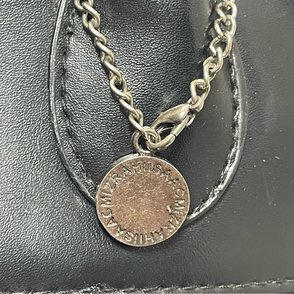 Isaac Mizrahi for Target Black Floral Handbag Satchel. Velvet. Embroidered rose - Picture 8 of 12